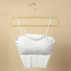 Premium Velvet Non-Slip Cloth Hanger with Metal Hook (1 Pc)