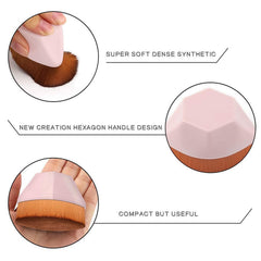 Perfect Foundation Makeup Brush with Portable Case (1 Pc)