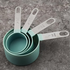 Measuring Cup Set with Stainless Steel Handles 4-Piece