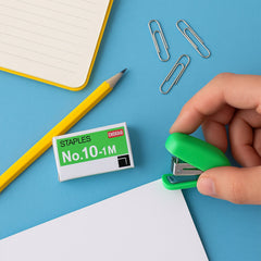 Mini Stapler with 1 Strip of Staples (1 Set)