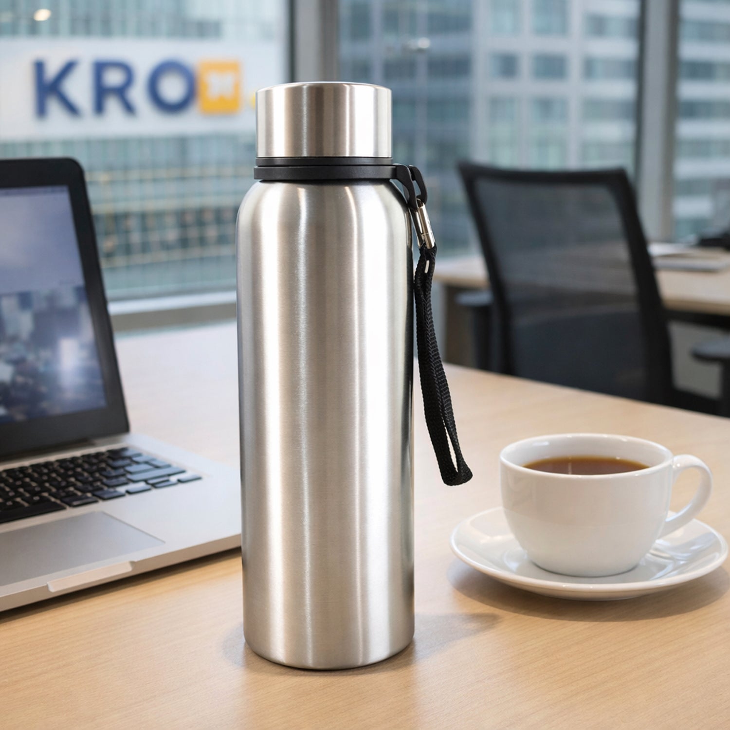 Steel water bottle