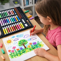 130 Piece Approx Complete art and drawing color kit