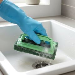 Tile cleaning multipurpose scrubber Brush with handle