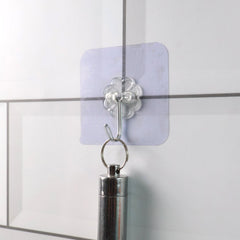 Heavy Duty Flower Adhesive Wall Hooks - (10 Pc / Set)