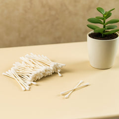 Tulips Paper-Stick Cotton Swabs - (100 Pc / Set)