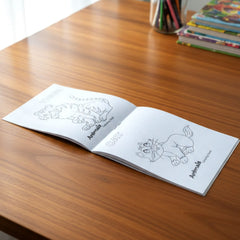 Kids Animal Theme Colouring Book Set ( 5 Pc / Mix Color Books)