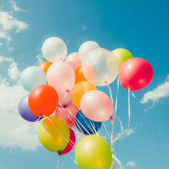 Multicolor Latex Balloons for Party Decoration (24 Pcs Set)