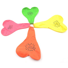 Heart shaped balloons Kinds (4 Pcs Set)