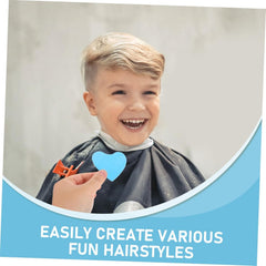 Haircut Design Stencil Set – 6-in-1 Safe Hair Trimmer Molds