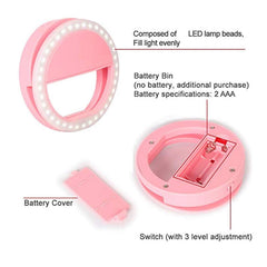Battary Operated Selfie Ring Light