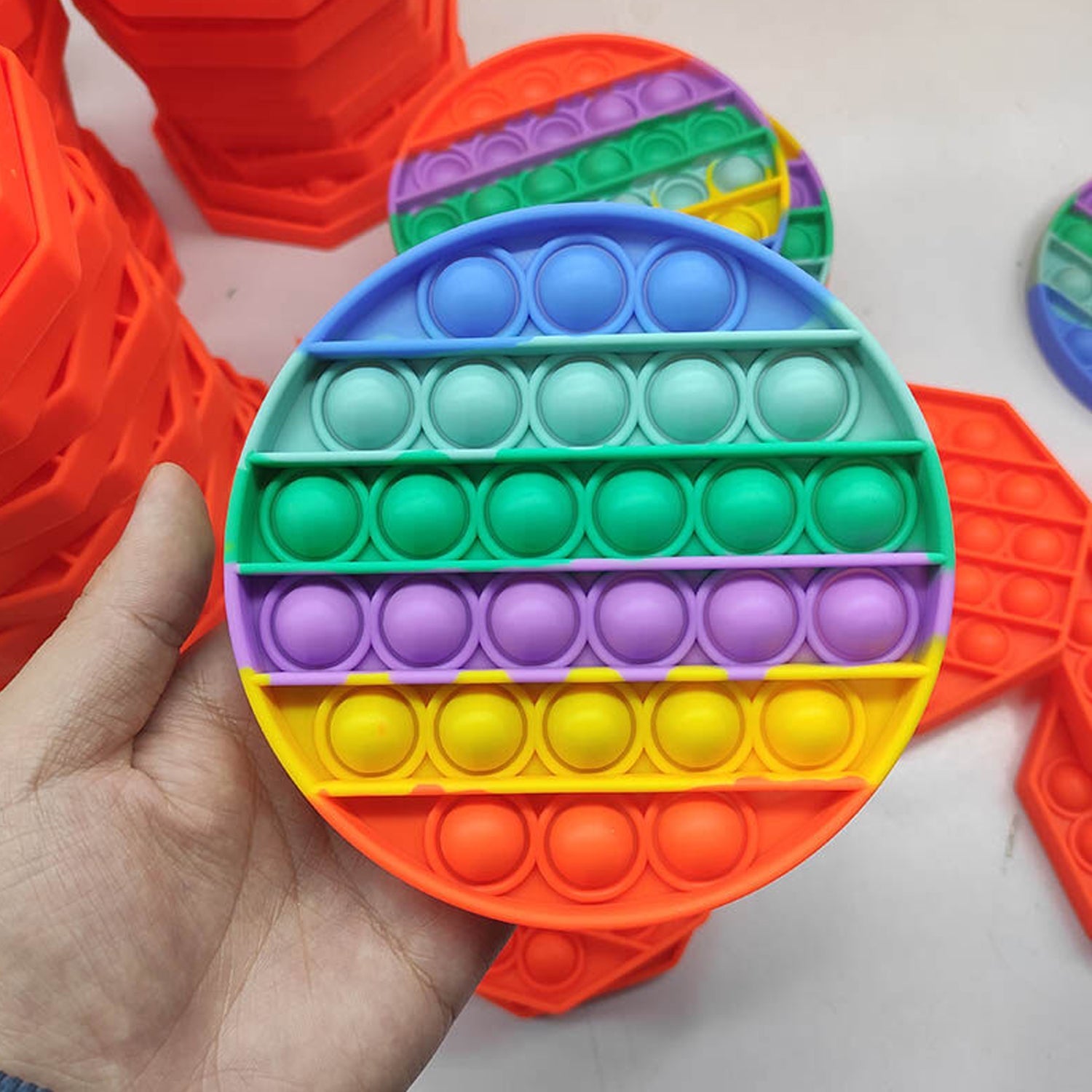 Colorful round it toy.