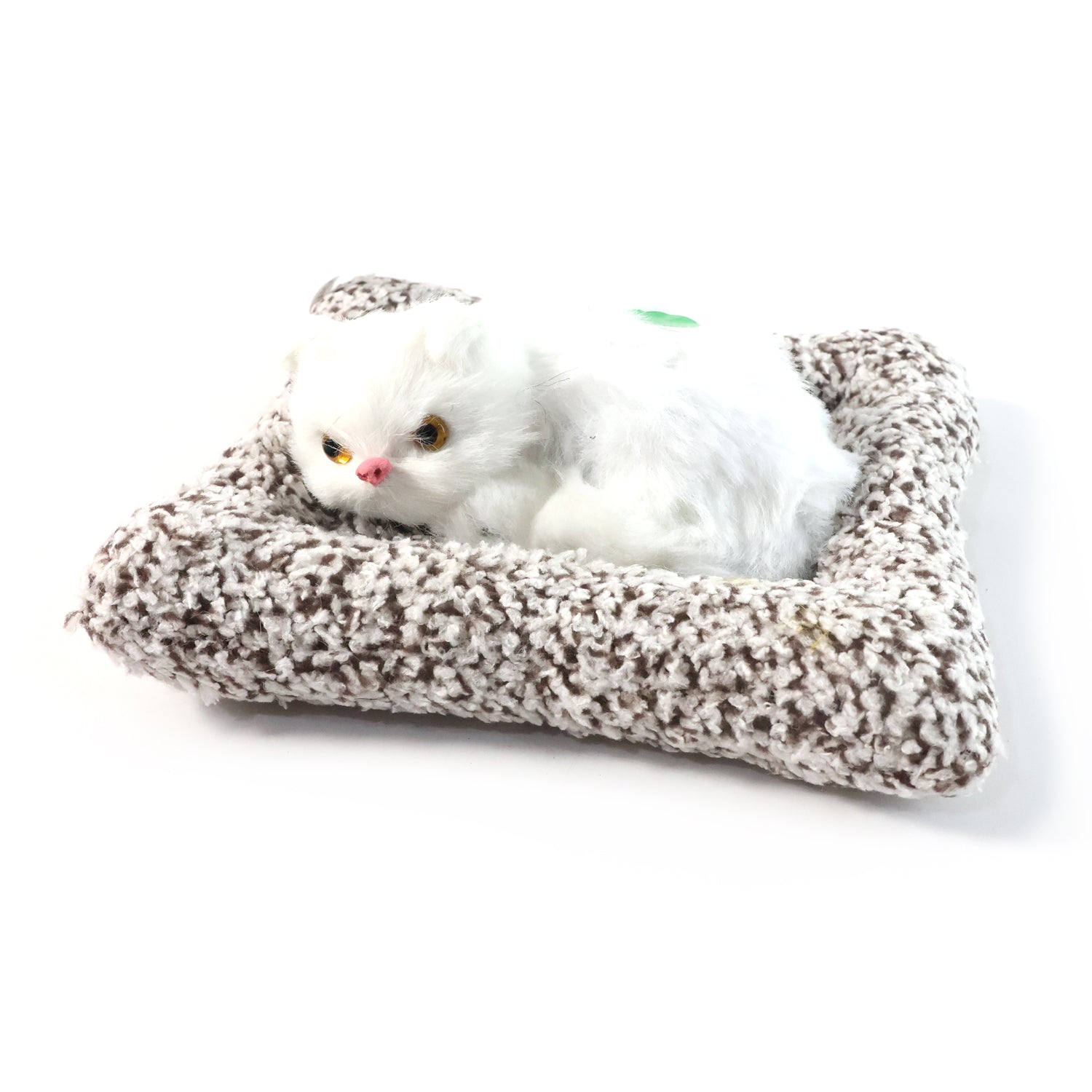 Small plush dashboard cat