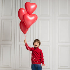 Heart shaped balloons Kinds (4 Pcs Set)