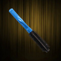 Round hairbrush for adding volume and shine