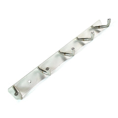 Stainless Steel Wall Mounted Coat 5 Hook Rack (26x3 / 1 Pc)
