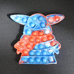 Premium Cartoon Shape Silicone Pop It Fidget Toy (1 Pc)