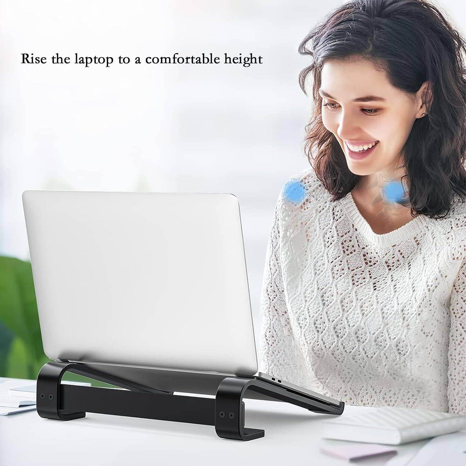 Lightweight office laptop holder