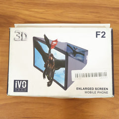 3D Mobile Screen Magnifier with Stand for Smartphone (1 Pc)