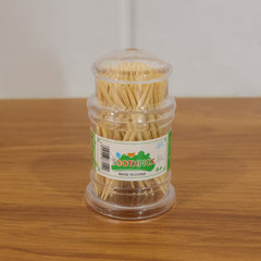 Premium Wooden Toothpick Jar Pack (1 Set)