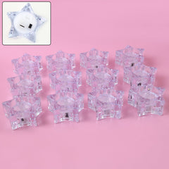 12 LED Crystal Smokeless Candles