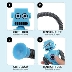 Flexible Robot Shape Magic Spring Toy (1 Pc)