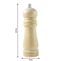 Classic Wooden Manual Pepper Grinding Mill (1 Pc)