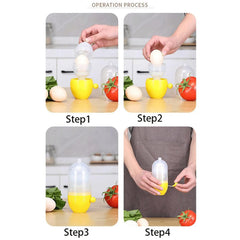 Manual Egg Puller Scrambler White Yolk Mixer Kitchen Tool
