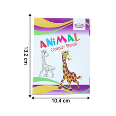 Kids Animal Theme Colouring Book Set ( 5 Pc / Mix Color Books)