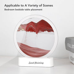 3D Liquid motion Display With LED Light (1 Pc)
