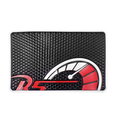Dashboard mat, side view.