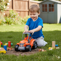 Friction powered tractor