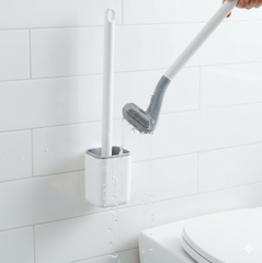 Golf Toilet Cleaner Brush & Magic Sticker Holder