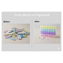 Weekly Pill Case 28-Slot Medicine Organizer