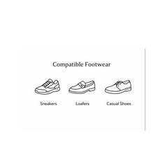 No-Show Liner Socks with Anti-Slip Heel Grip (1 Pair)