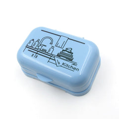 Soap Dish with Drain Soap Holder, Soap Saver Soap Tray (1 Pc)