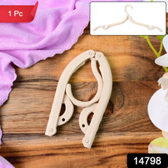 Foldable and non slip cloth hanger