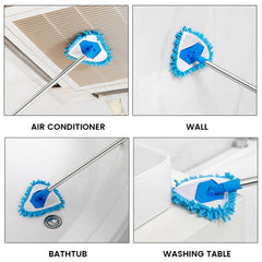 Rotatable mop with long handle