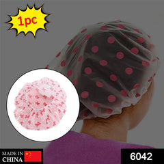 Reusable shower cap with waterproof material