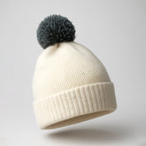 Men's and Women's Skull Slouchy Winter Woolen Knitted Black Inside Fur Beanie Cap. FB