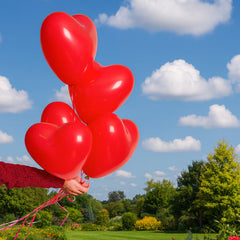 Heart shaped balloons Kinds (4 Pcs Set)