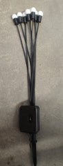Solar LED Fiber Optic Garden Light - (1 Pc / Mix LED LIght)