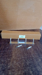 Stainless Steel Wall Mounted Coat 4 Hook Rack (20x3 / 1 Pc)