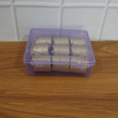 Christmas Premium Glitter LED Tealight Candles (9 Pc Set)