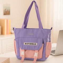 Trendy Multi-Pocket Shoulder Tote Sling Bag (1 Pc)