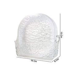 9-in-1 Crystal Glass Snack Serving Plates Set
