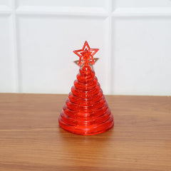 Premium LED Glowing Spiral Christmas Tree Night Lamp (1 Pc)
