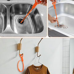 Flexible Sink & Drain Cleaning Stick – 50 cm Long (Pack of 3)
