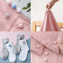 Soft Duvet Button Clip for Bedding & Curtains (1 Pc)