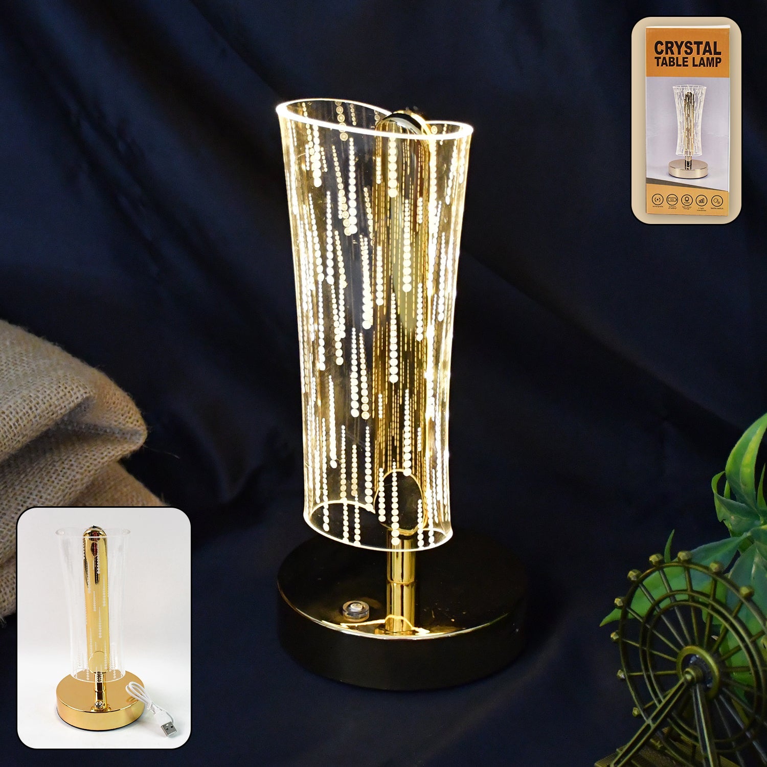 Crystal Table Lamp