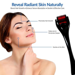 Microneedle Derma Roller for Face (1 Pc, 0.5mm)